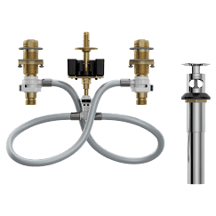 Moen 9000 Widespread valve 8" - 16" center 1/2" IPS connection