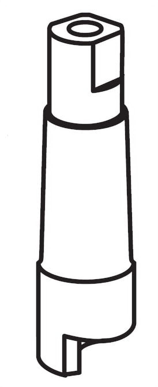 White Ceramic Modern Handle Adapter Set