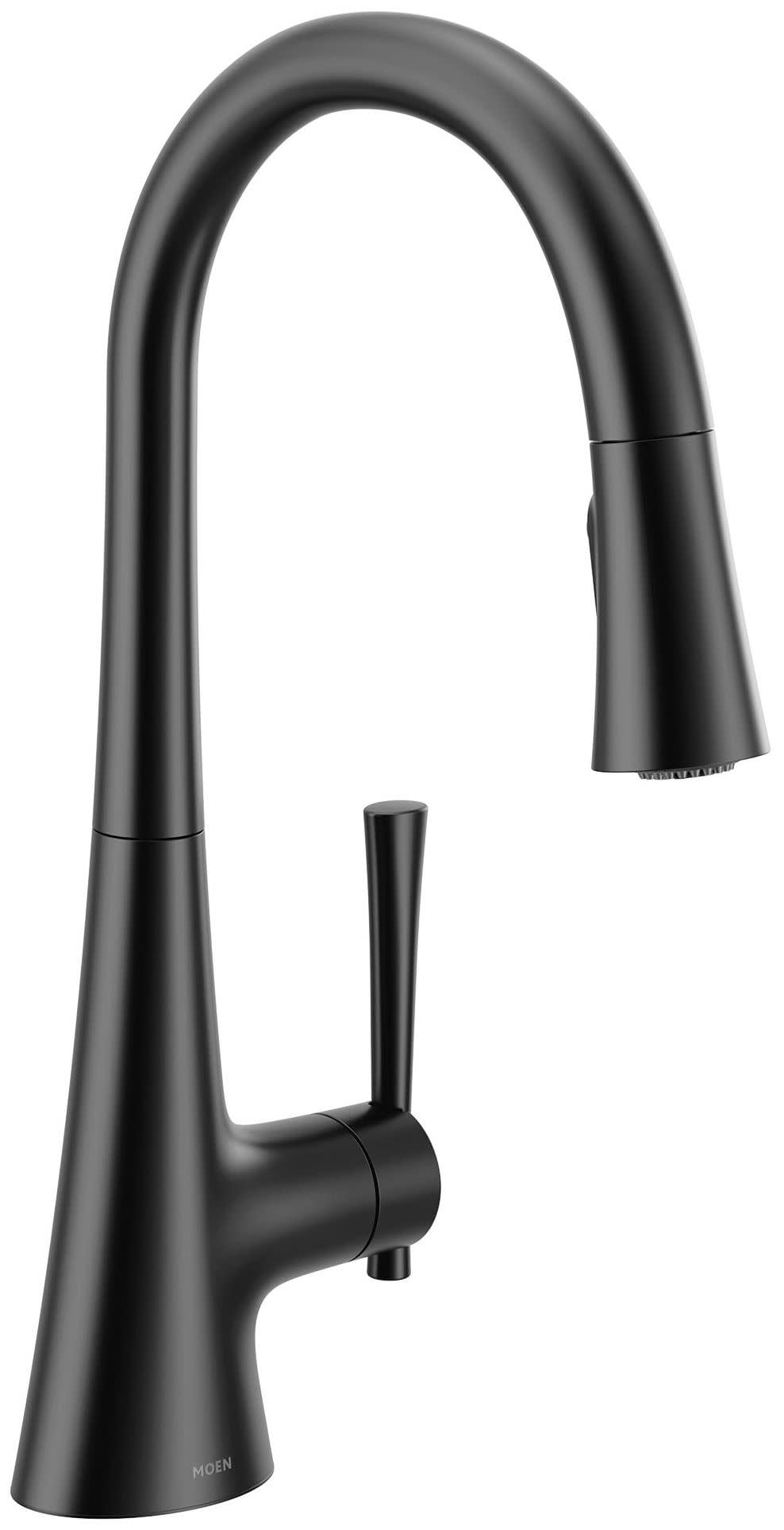 Moen 9126BL Kurv Single Handle Pull Down Kitchen Faucet in Matte Black Replacement MPN