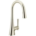 thumbnail image 1 of Moen 9126NL Kurv Single Handle Pull Down Kitchen Faucet in Polished Nickel, 1 of 7