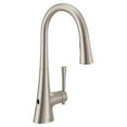 thumbnail image 1 of Moen 9126EWSRS Kurv Single Handle Pull Down Touchless Kitchen Faucet in Spot Resist Stainless, 1 of 7