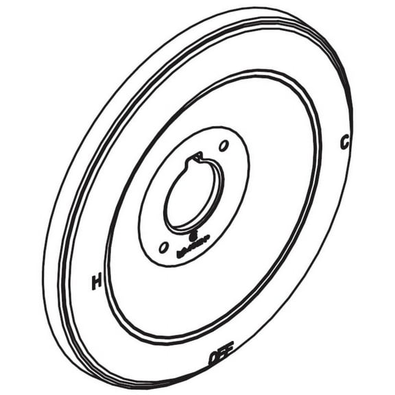 Moen 97577 Moentrol Single Handle Tub / Shower Escutcheon - Nickel