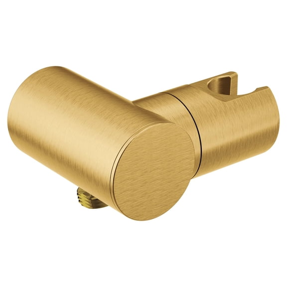 Moen Brushed Gold Drop Ell with Integrated Holder For Handheld Shower