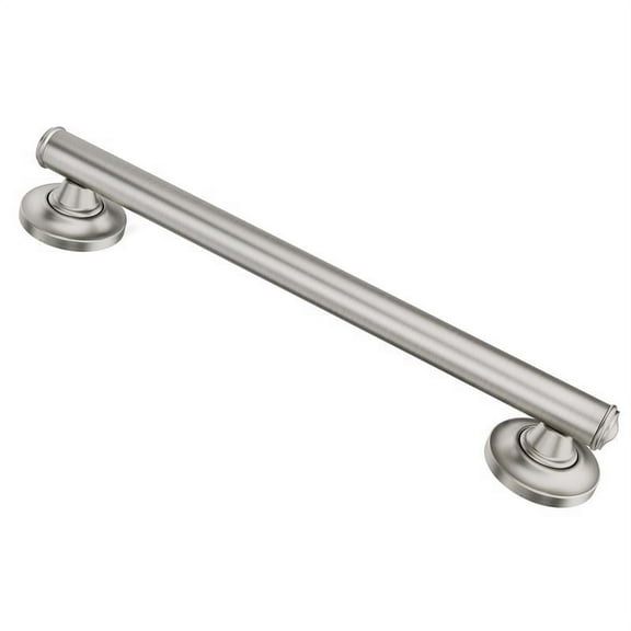 Moen ADA Compliant 16" Brushed Stainless Steel Grab Bar