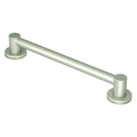Moen Brushed Nickel Bathroom Safety 12-Inch Stainless Steel Modern Bathroom Grab Bar