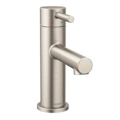 Modern Single-Handle Bathroom Faucet in Sleek Black with Nickel Accents