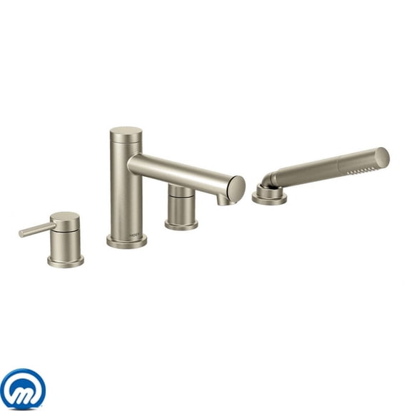 Moen Align Brushed Nickel Two-Handle Roman Tub Faucet
