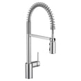 thumbnail image 1 of Moen Align Chrome One-Handle Pre-Rinse Spring Pulldown Kitchen Faucet with Pull Down Sprayer and Power Boost, 1 of 5