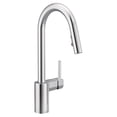 thumbnail image 1 of Moen Align Chrome One-Handle Modern Kitchen Pulldown Faucet with Reflex Docking System and Power Clean Spray Technology, 1 of 8