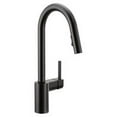 thumbnail image 1 of Moen Align Matte Black One-Handle Pulldown Kitchen Faucet, 1 of 7