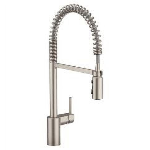 Align Single-Handle Pull-Down Sprayer Kitchen Faucet with Power Clean and Spring Spout in Spot Resist Stainless