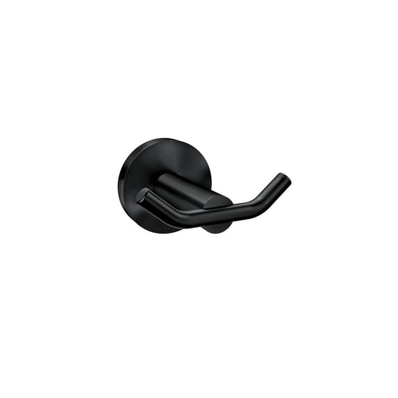 Moen Arlys 3In Double Robe Hook Matte Black Zinc
