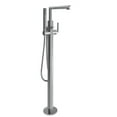 thumbnail image 1 of Moen Arris Chrome One-Handle Tub Filler Includes Hand Shower, 1 of 7