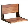 thumbnail image 1 of Moen Bath Safety Teak Folding Shower Seat, 1 of 2