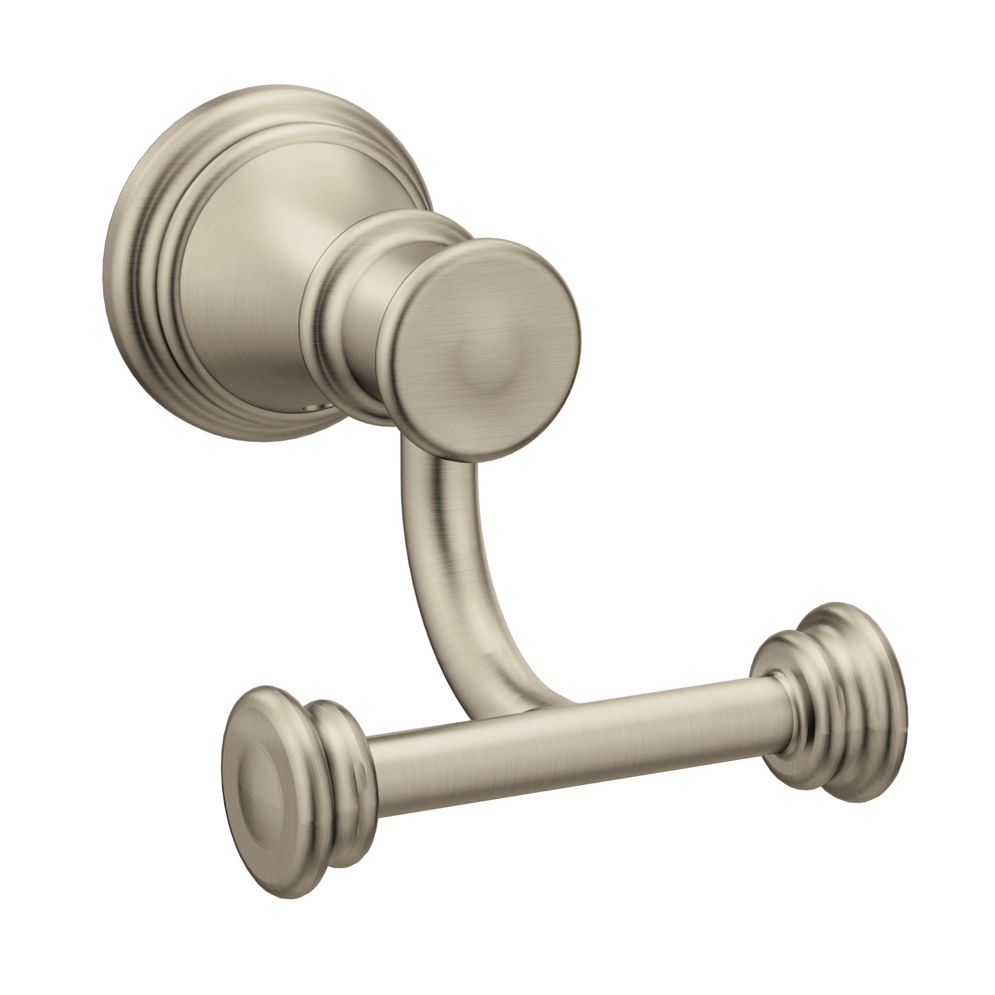 Moen YB6403BN Belfield Double Robe Hook - Brushed Nickel