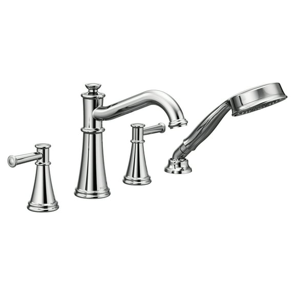 Moen Belfield Chrome Two-Handle Roman Tub Faucet