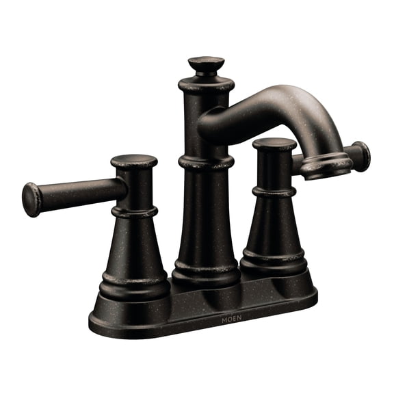 Moen Belfield Oil Rubbed Bronze Two-Handle Centerset Bathroom Faucet
