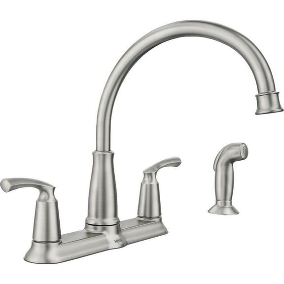 Moen Bexley Double Handle Kitchen Faucet
