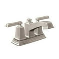thumbnail image 1 of Moen Boardwalk Spot Resist Brushed Nickel Two-Handle Bathroom Faucet, 1 of 4