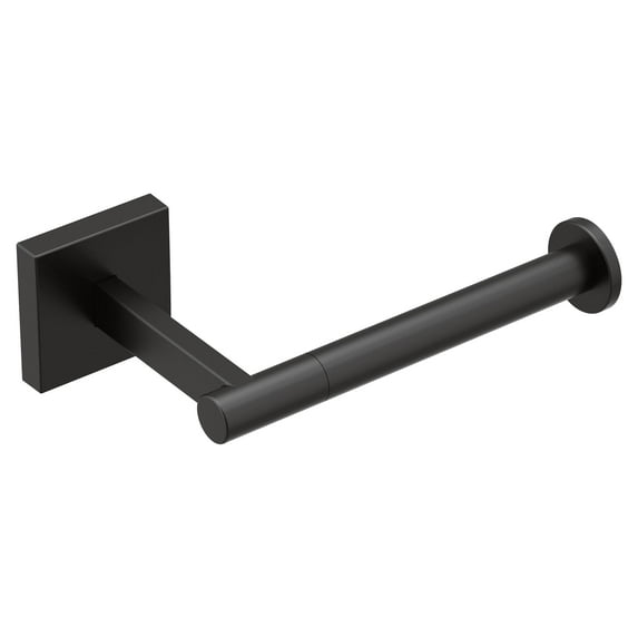 Moen BP1808BL Triva Single-Post Toilet Paper Holder, Matte Black