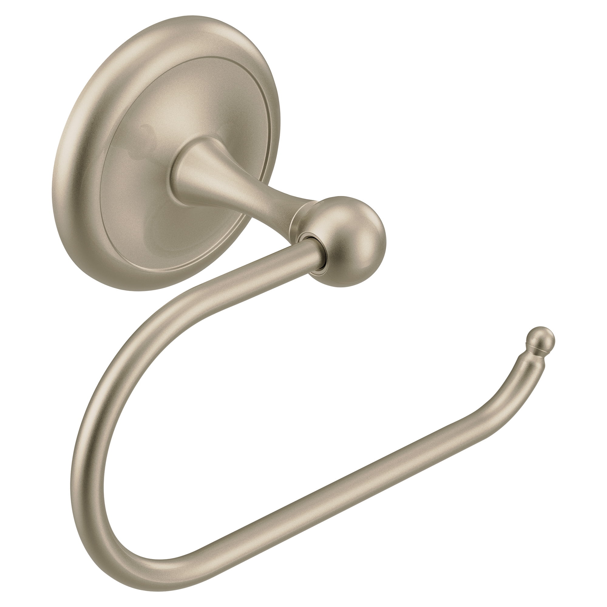MOEN Yorkshire European Single Post Toilet Paper Holder in Satin Nickel
