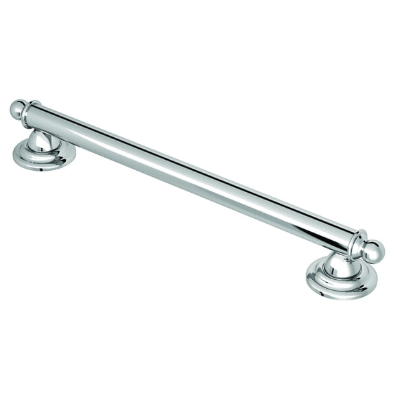 Moen Brantford Chrome Bathroom Safety 24-Inch Stainless Steel Traditional Bathroom Grab Bar