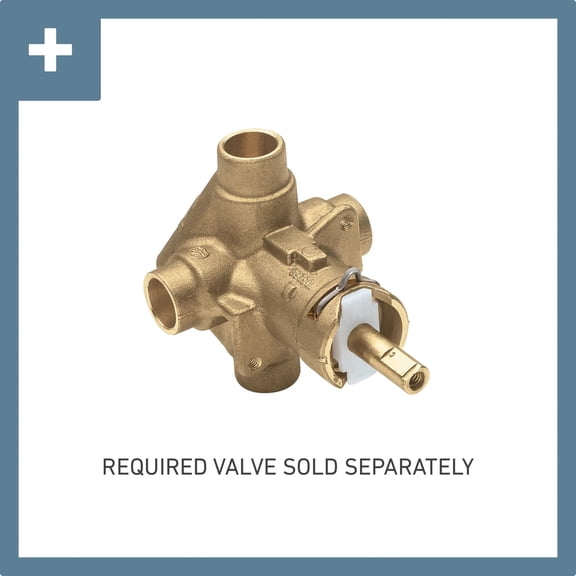 Moen Brantford Chrome Posi-Temp Eco-Performance Tub and Shower Trim Kit, Valve Required