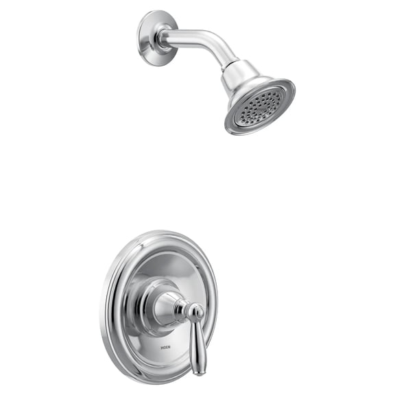 Moen Brantford Chrome Posi-Temp Pressure Balancing Shower Valve Trim Kit, Valve Required