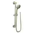 thumbnail image 1 of Moen Brushed Nickel Eco-Performance 4-Spray Pattern Handheld Showerhead with 69 Long Hose and 30-Inch Slide Bar, 1 of 7