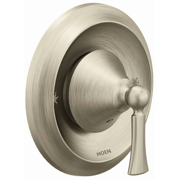 Moen Brushed Nickel Manual 1-Mode 1-Handle Shower Valve Trim
