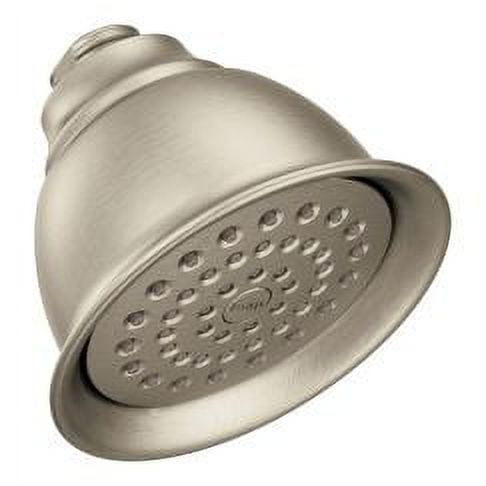Moen Brushed Nickel One-Function 4-3/8" Diameter Spray Head Standard