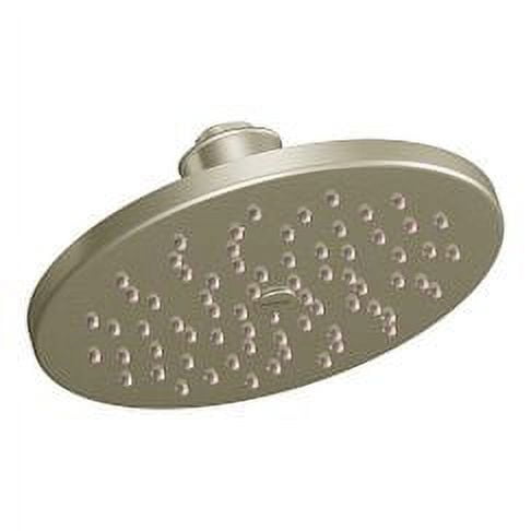 Moen Brushed Nickel One-Function 8" Diameter Spray Head Eco-Performance Rainshower