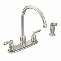 Moen CA87060SRS Caldwell 2 Handle Kitchen Faucet Stainless