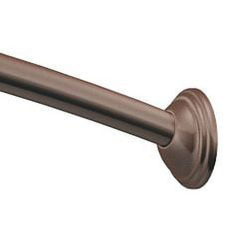 Distressed Bronze 5' Curved Shower Curtain Rail