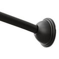 thumbnail image 1 of Moen CSR2160BL Matte black adjustable curved shower rod, 1 of 2