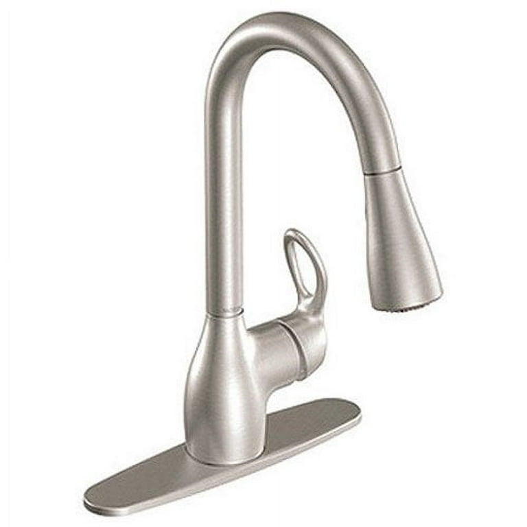 Moen Ca87011 Kleo Single Handle Kitchen Faucet Spot Resist
