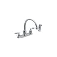 thumbnail image 1 of Moen Caldwell Two Handle Chrome Kitchen Faucet Side Sprayer Included, 1 of 4