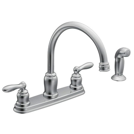 Moen Caldwell CA87888 Kitchen Faucet 2-Faucet Handle 11 in H Spout Stainless Steel Chrome