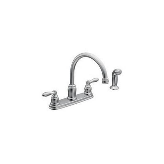 Moen Caldwell High Arc Double Handle Kitchen Faucet