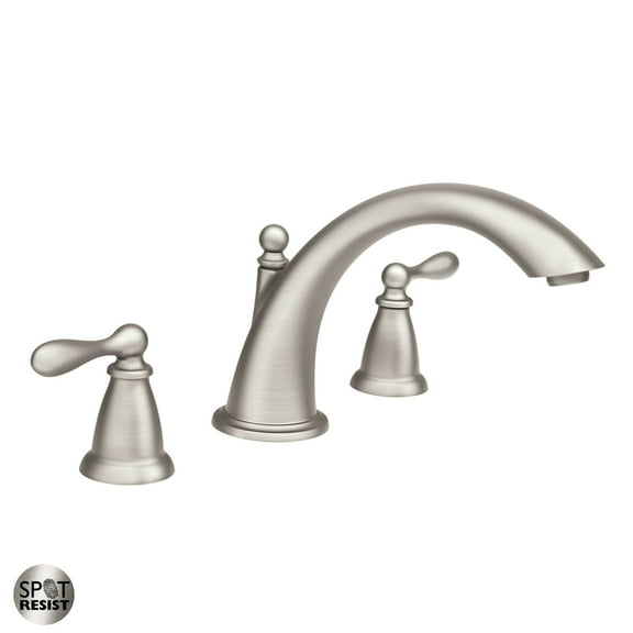 Moen 86440 Deck Mounted Roman Tub Filler Trim From The Caldwell Collection (Valve