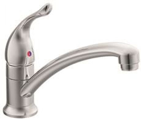Chateau Chrome Single Handle Kitchen Faucet with Pull-out Spray
