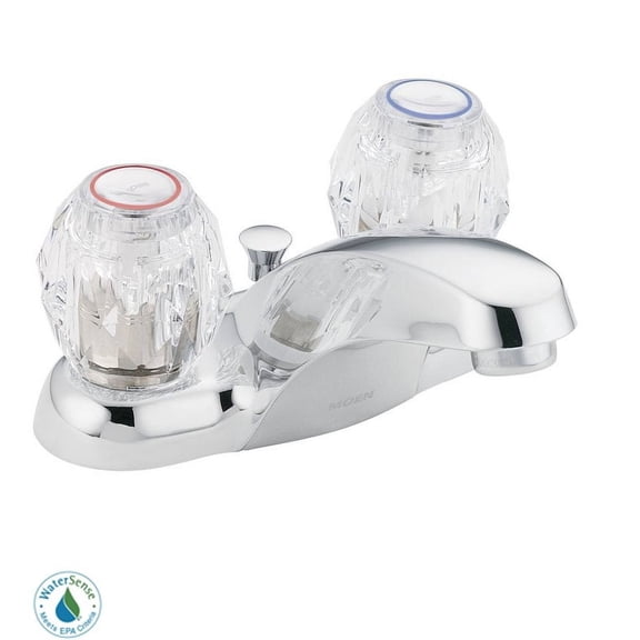 Moen Chateau Chrome Reflective Two-Handle Faucet