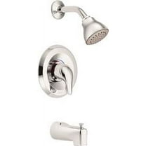 MOEN L2353 Chateau Posi-Temp Single-Handle 1-Spray Tub and Shower Faucet in Chrome (Valve Included)