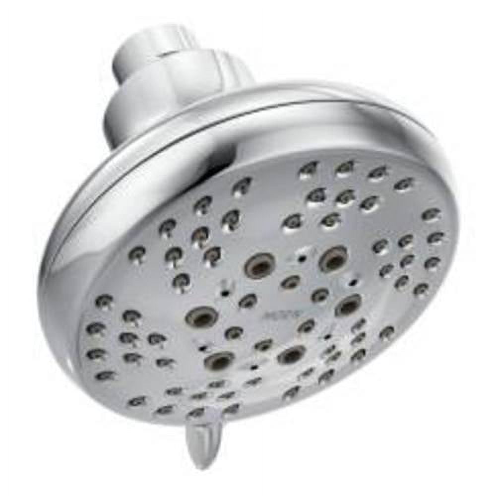 Modern Chrome Wall Mounted 4" Eco-Performance Showerhead