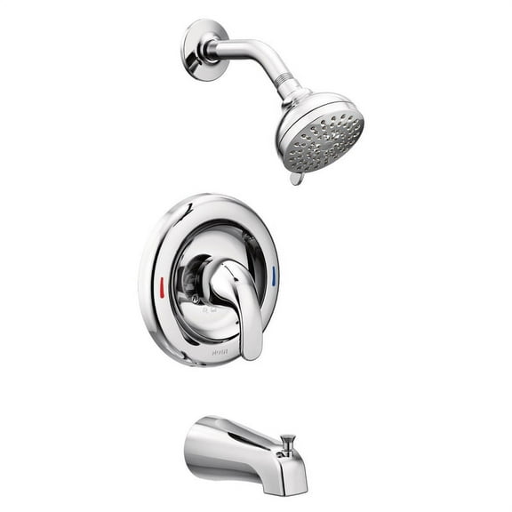 Moen Chrome Manual 1-Handle Shower Valve Trim