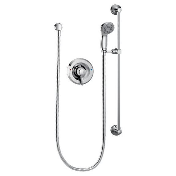Moen Commercial Chrome Posi-Temp Pressure Balancing Hand Shower System 2.5 gpm