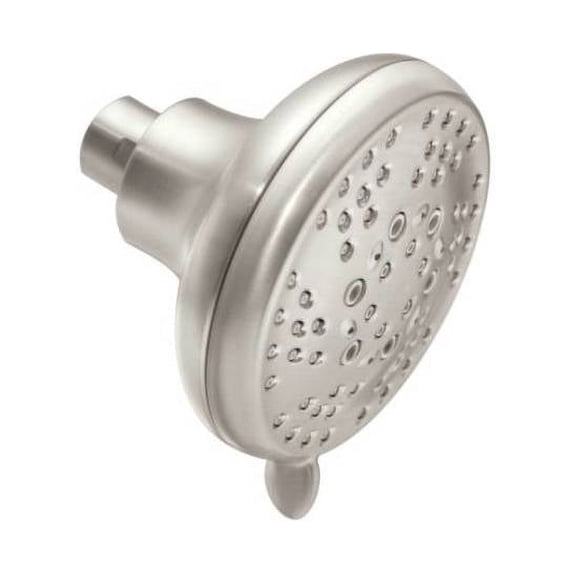 Moen CL26500BN 4-Inch Five-Function Shower Head, Brushed Nickel