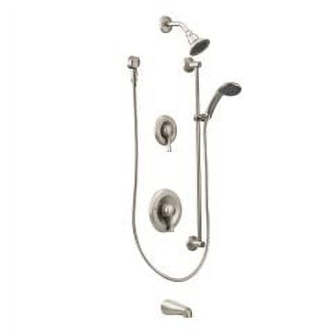 Moen Classic Brushed Nickel Posi-Temp(R) Transfer All-Metal Trim Kits