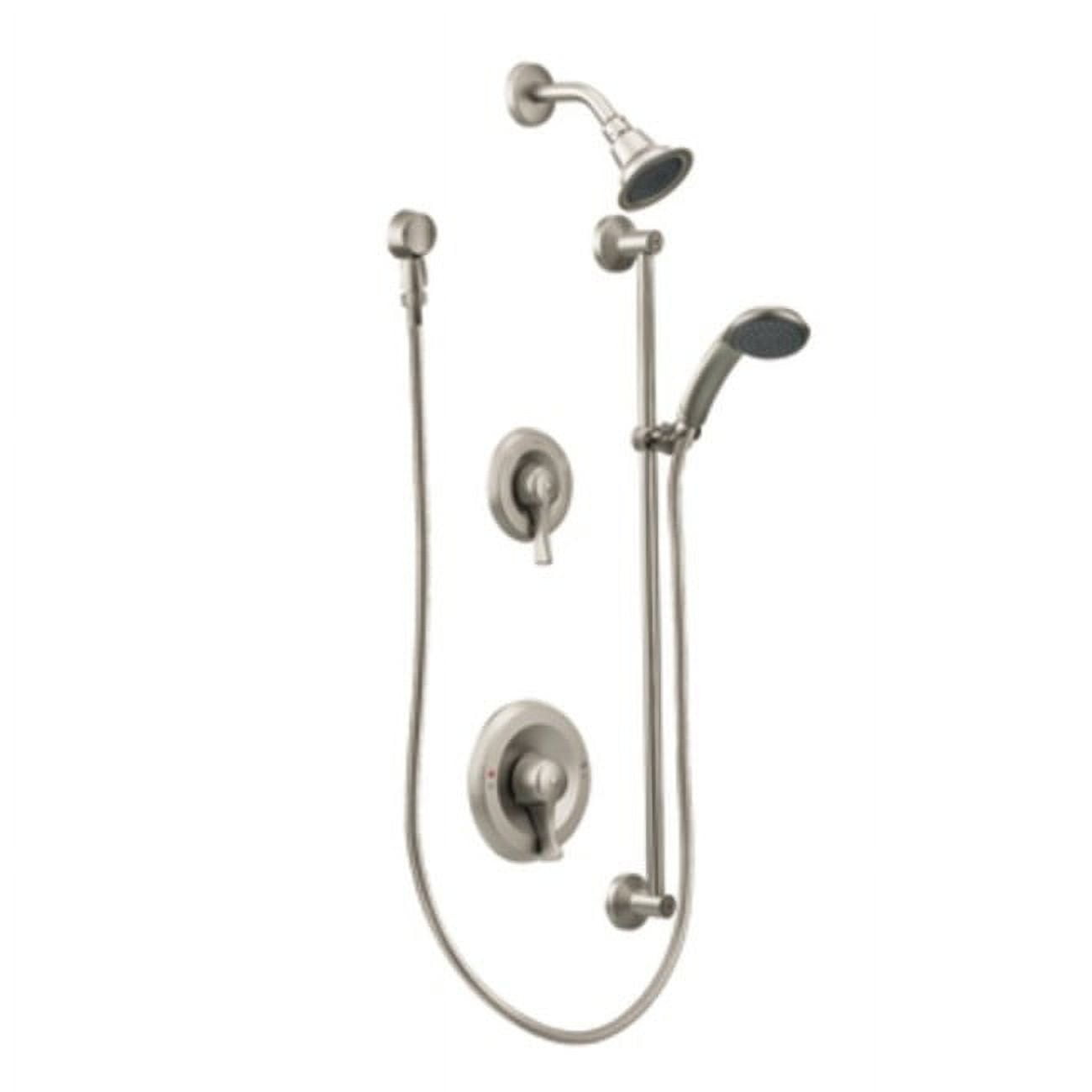 Classic Brushed Nickel Adjustable Multi-Head Shower System