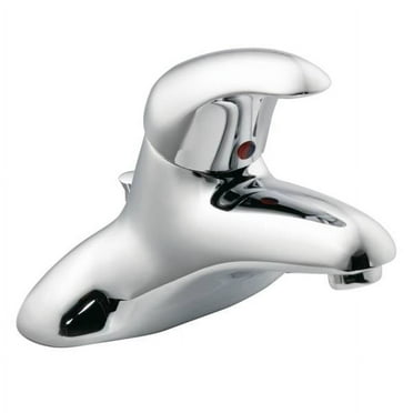 Moen Commercial Single Handle Lavatory Faucet With Waste Assembly, Chrome Plated